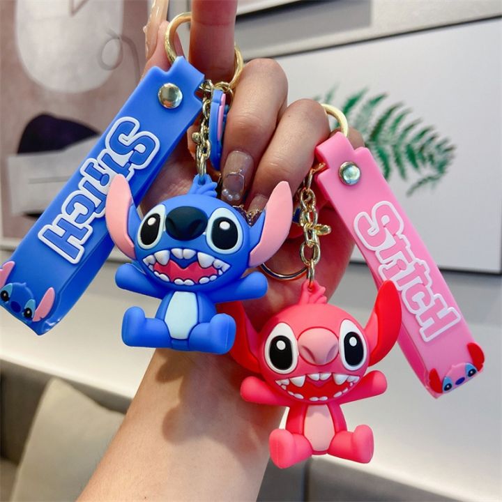 yf-new-keychains-fruit-ilaveros-car-handbag-accessories-lilo-stitches-pink-anime-keyring