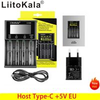 LiitoKala Lii-M4S 18650 Smart Charger LCD Display for 26650 21700 32650 20700 21700 16340 AA AAA battery 5V2A USB charger