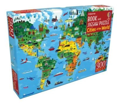 [Jigsaw จิ๊กซอว์] Usborne Book and Jigsaw Cities of the World 300 ชิ้น หนังสือความรู้ และ จิ๊กซอว์ AWARD WINNER