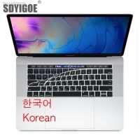 ❂┅ Korean US-Key US-Enter Keyboard Cover case Protector For Macbook Pro 13Air 11 12 15 touchbar A2159 A1466 A1932/A1990/A1398/A1708