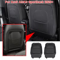 PU Leather Anti Child Kick Pad for Audi A3 8Y Sportback Sline S3 Sedan Car Seat Back Protector Cover Storage Bag 2020 2021 2022