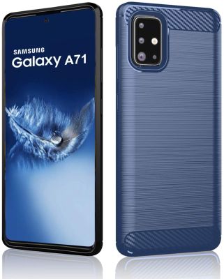 Case สำหรับ Galaxy A71,Samsung A71 เคส,Soft TPU บางสีดำปกโทรศัพท์,กันกระแทก,ป้องกันลายนิ้วมือ,ป้องกันรอยขีดข่วน,อัลตร้าสลิมและพอดี,เคสโทรศัพท์แบบเต็มสำหรับ Samsung Galaxy A71 2020