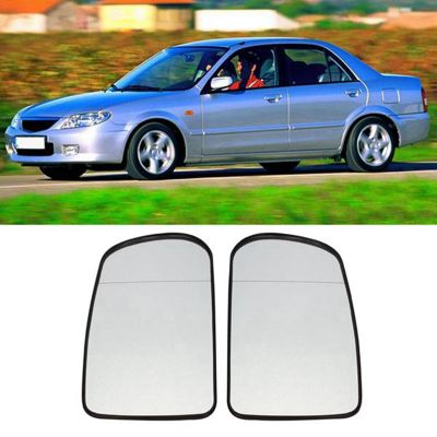 Car Glass Rear View Mirror Side Wing Rear View Mirror Reversing Mirror for Mazda 323 Famiglia Protege 5 BJ 1998-2005