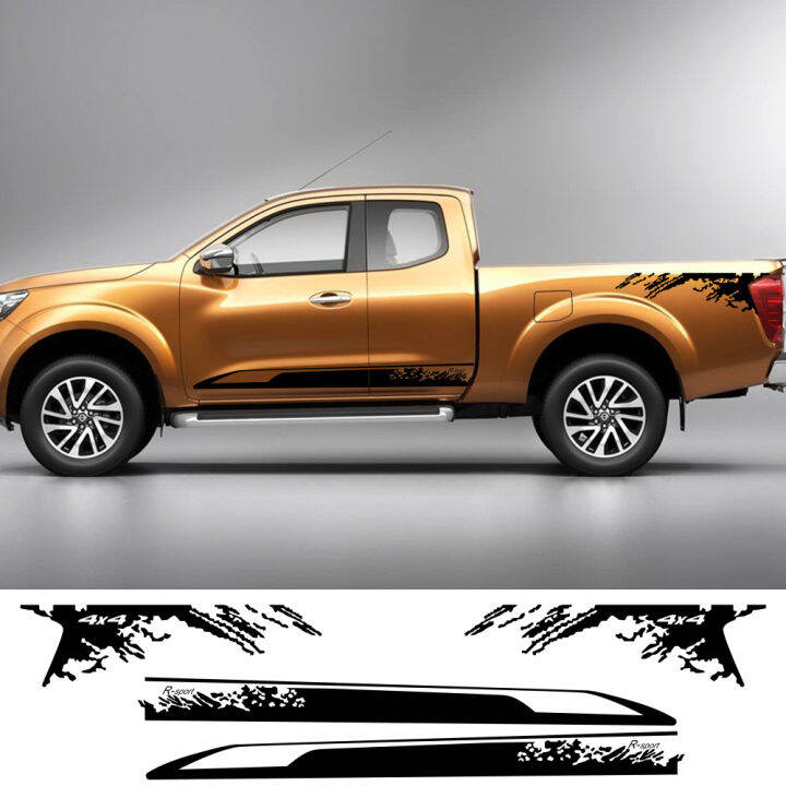 2pcs-car-side-sticker-stylish-for-nissan-navara-np300-auto-vinyl-film-decoration-decal-diy-sport-styling-car-tuning-accessories