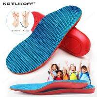 (Best Movement) KOTLIKOFF โปรโมชั่นโปรโมชั่น Insoles กระดูกสำหรับเด็กโค้งต่ำกายอุปกรณ์เด็กพื้นรองเท้า XO ขาสุขภาพรองเท้าแก้ไขแผ่น