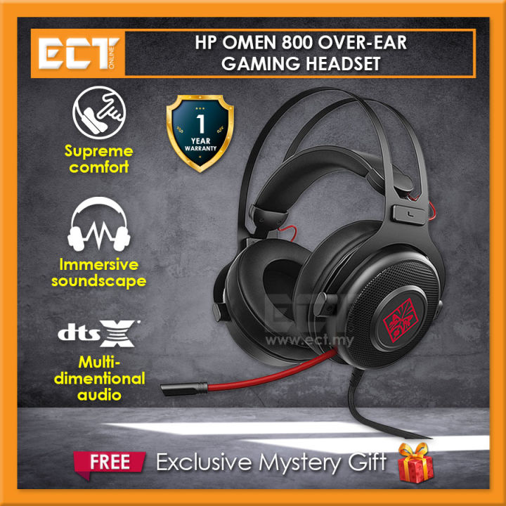 HP Omen 800 Wired Noise Cancelling Over Ear Gaming Headphones