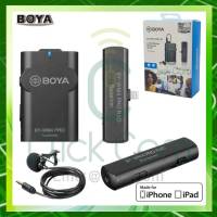 BOYA BY-WM4 PRO K3 ไมค์อัดเสียง MICROPHONE SYSTEM FOR IOS DEVICES ไมค์โครโฟน ไร้สายใช้สำหรับอุปกรณ์ IOS ของแท้ 100%