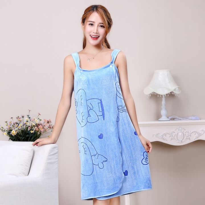 hotx-cw-2023-wearable-soft-thicken-woman-bathrobe-absorbent-wear-hotel-accessories