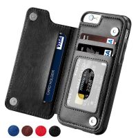 Retro Flip Leather Phone Case For iPhone 14 Pro Max 13 12 11 XS XR X SE 2022 6 6S 7 8 Plus 5 5S Wallet Card Bag Back Cover Coque