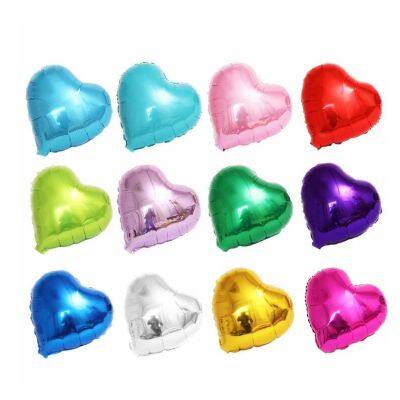 18 Inch Five Star Heart Shape Aluminum Foil Balloons Inflatable Aluminum Balloons Wedding Birthday Party Decoration Balloons