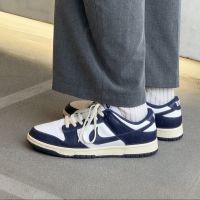 ตัวใหม่ล่าสุด!![ขายแต่ของแท้ 100%] พร้อมส่ง!! NIKE Dunk Low Midnight Navy and White ส่วนลดกดติดตามและคูปองในร้าน