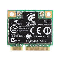 อะแดปเตอร์การ์ดเน็ตเวิร์ก PCI WIFI ไร้สาย PCI-E ขนาดเล็กสำหรับ HP Atheros AR9285 AR5B95 SPS:605560-005