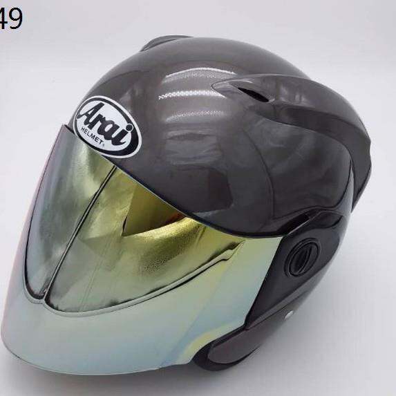 Helm motor Helmet Arai with Visor Rainbow Lazada