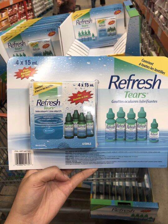 Spot buy 4 get 1 free Canadian Refresh Tears artificial tears eye drops