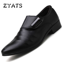 ZYATS รองเท้าขนาดใหญ่ผู้ชายใหม่,ผู้ชายแฟชั่นลำลองระบายอากาศได้ดีรองเท้าหนังธุรกิจแบบทางการ38-48