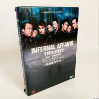 Action Movie DVD Infernal Affairs 1-3 complete no deletion collection version 3 discs in Cantonese