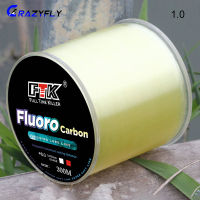 Crazyfly 500m Nylon Fishing Line Carbon Surface Super Strong Pull Cut Water Quickly Wear Resistant Bite Resistant Fishing Line