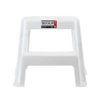 พร้อมส่ง! บันไดพลาสติก 2 ขั้น สีขาว PLASTIC STEP STOOL 2-STEP WHITE โปรโมชัน บันได ราคาถูก