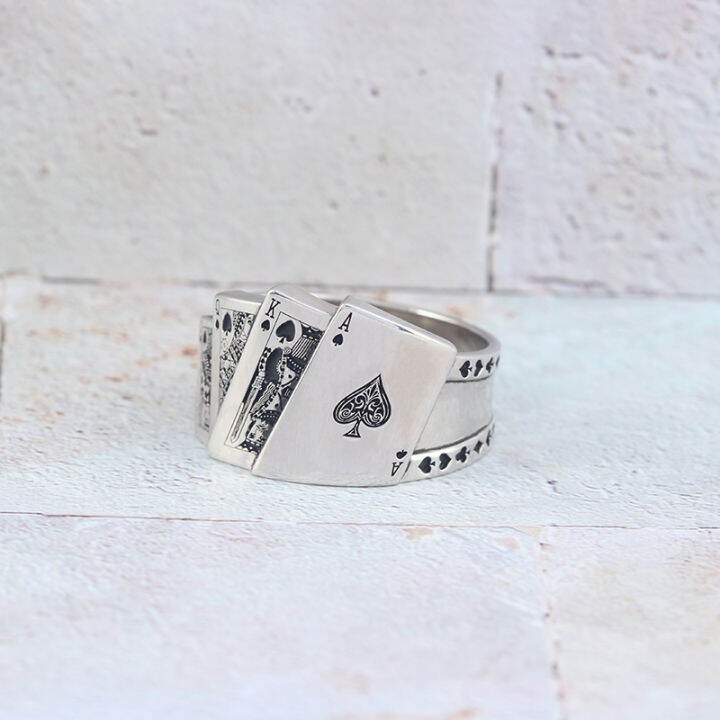 flush-sterling-silver-men-s-playing-card-ring-สามารถรองรับการปรับแต่งได้