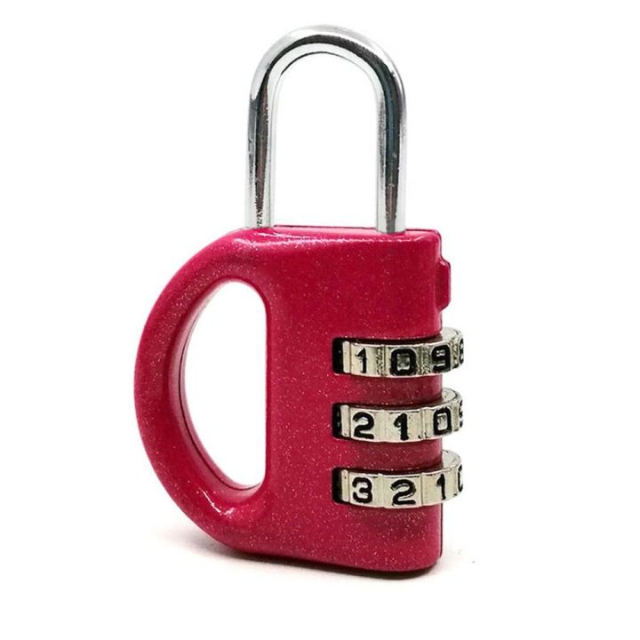 zhuwnana-สังกะสีอัลลอยด์-ล็อคด้วยรหัสผ่าน3หลัก-รูปร่างถ้วยชา-ป้องกันการโจรกรรม-ล็อคซิปกระเป๋าเป้สะพายหลัง-แบบพกพาได้-กุญแจล็อคกุญแจ-ล็อคตู้หอพัก-การเดินทางการเดินทาง