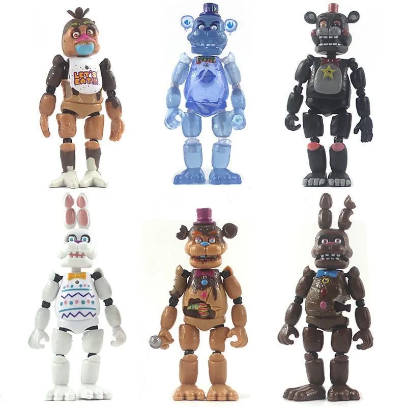 ENLAIR Anime Character Models 18styles 14cm FNAF Five Nights at Freddy's  Sister Location Funtime Foxy Ballora Dolls Nightmare Freddy PVC Action  Figure Toy : : Toys & Games, anime fnaf characters