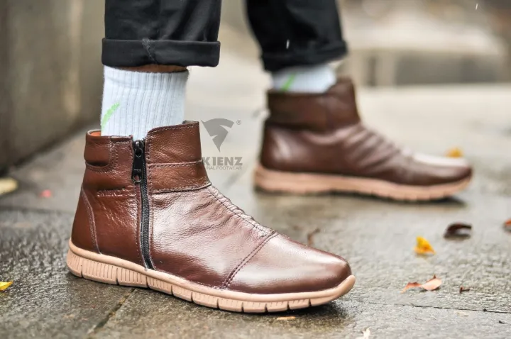 sneaker boots with zipper