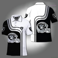 Summer Oakland Raiders For Fan Mens Gift Premium Polo Shirt Dress S-5XL fashion polo shirt