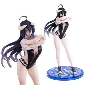New OVERLORD Sexy Anime Girls In Yukata Anime Figure Albedo Kawaii Doll  Model PVC Ornaments Collection Toy Gifts
