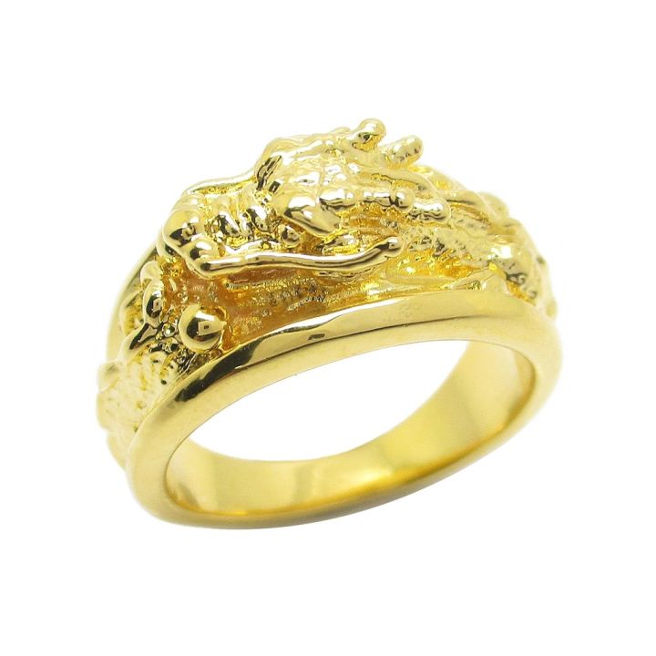 แหวนทอง-แหวนแกะสลักลาย-แหวนมังกร-แหวนชุบทอง-บริการเก็บเงินปลายทาง