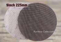 ☼卍✳ 5pcs 9Inch 225mm 120-320 Grit Mesh Cloth Abrasive Disc Dust Free Sanding Discs Anti-blocking Dry Grinding Sandpaper