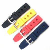Suitable For Soft Silicone Watch Strap Replacement Breitling Rubber Wristband Blackbird Yellow Wolf Avenger Super Ocean Culture