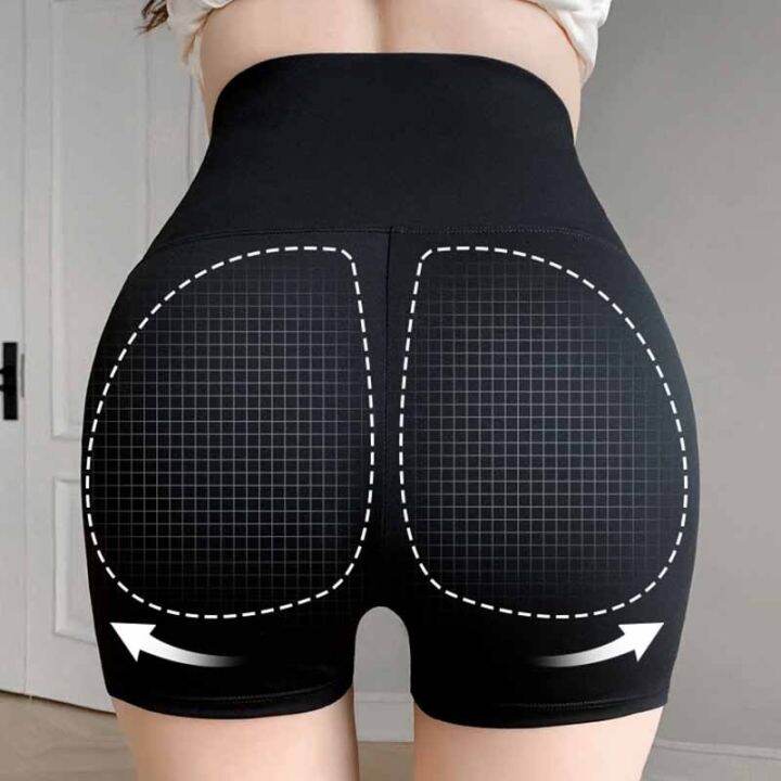 women-shorts-high-waist-fitness-sports-seamless-legging-female-body-shape-underwear-elastic-stretch-lift-up-flat-belly-boxers