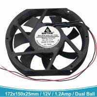 10 PCS LOT Gdstime 17225 172mm DC 12V 1.2A 172x150x25mm Dual Ball Bearing Industrial Cooling Fan Cooling Fans