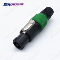 【CW】 Smonisia 10pcs New Soldering free 4 pin Cannon XLR Plug for Loudspeaker Box Stereo System