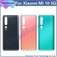 【✱2023 HOT✱】 jiejiu65879742 อะไหล่ฝาครอบด้านหลังสำหรับ Xiaomi Mi 10 5G เคสประตูฝาหลังฝาครอบด้านหลังสำหรับ Mi10 M2001j2g M2001j2i