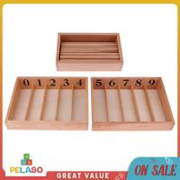 Pelaso ชุดของเล่นแท่งนับจำนวน45ชิ้น,ของเล่นพัฒนาต้น Montessori ความจุเด็ก