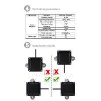 1Set 24GHz Blind Spot Sensor Radar Detection System Auto Change Drive Assistance Monitoring Warning Overtaking Parking