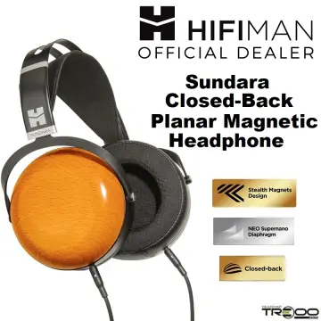 HIFIMAN SUNDARA Over-Ear Full-Size Planar Magnetic HiFi Stereo Wired  Headphones for Studio&Audiophiles (Black)