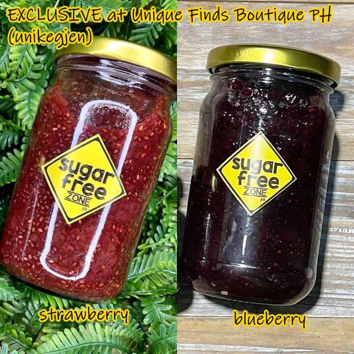 Strawberry Blueberry Jam by Sugarfree Zone PH sugar free spread