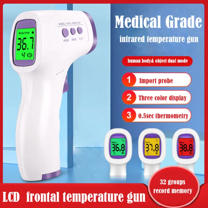 READY STOCK Non-Contact IR Infrared Thermometer Forehead Temperature