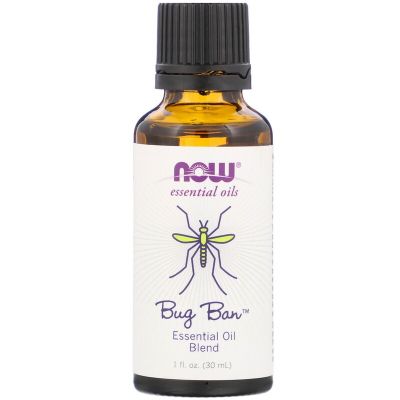 Now Foods Essential Oil Mosquito Ban Mosquito Repellent Essential Oil Blend 30ml