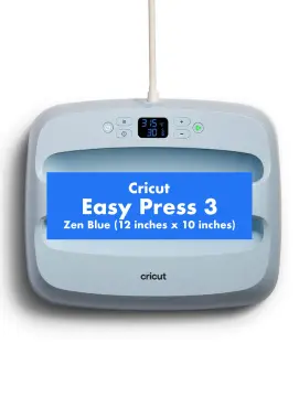 Cricut EasyPress 3 Heat Press - Zen Blue for sale online
