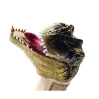 Schylling : SCLDHP-BR* หุ่นมือ Dino Hand Puppet  (1  PK) - BROWN