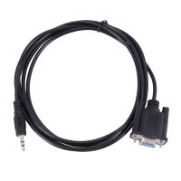 DB9 9 Pin VGA female cable ,DB 9 Female to TRS 3.5mm (1/8in) TRS Stereo Male Serial Data Cable-6 Feet