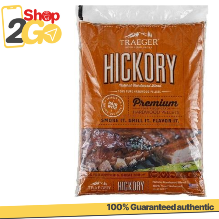 Traeger Hickory 100 AllNatural Hardwood Grill Pellets 20LB Lazada PH