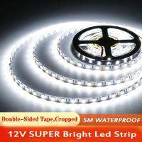 [ANYA Auto Parts] 5M Led Strip 5050 2835 Rgb เทป12V ไฟสีขาวกันน้ำสำหรับตกแต่งห้องห้องครัว Garland Ribbon โคมไฟกลางแจ้ง Cabinet