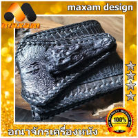 เชิญเยี่ยมชม เลือกซื้อ ได้ที่ร้านอันดับ1 Maxam Design  กระเป๋าสตางค์แฟชั่น แบบ 3 พับ มาพร้อมกับหัวจะเข้แท้  หนังแท้ ใช้นาน ใช้ทน