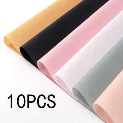 【YF】♙  10Pcs 50x66cm Tissue Paper Bouquet Wrapping Florist Wedding Birthday Packing Crafts