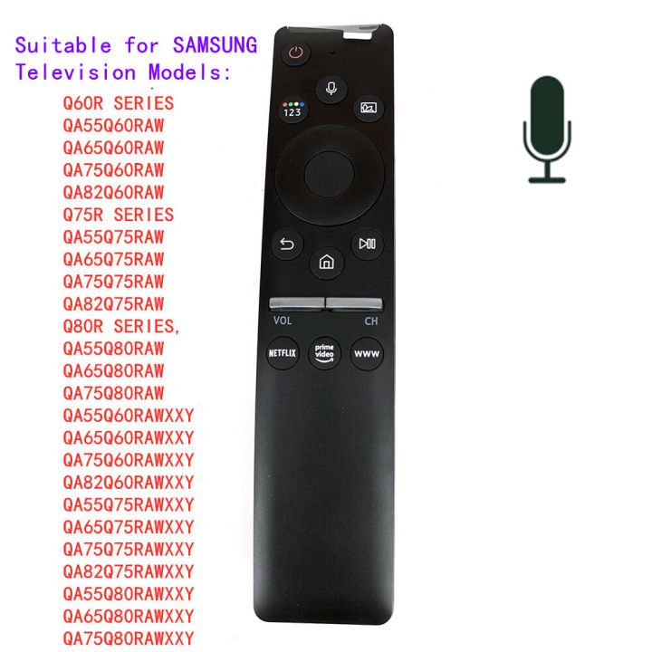 bn59-01312f-for-samsung-lcd-led-smart-one-remote-control-with-voice-bn5901312f-rmcspr1bp1-bn59-01312d-bn59-01312d-bn59-01312b-bn59-01312f-bn59-01312g-bn59-01312m-qa55q60raw-qa55q60raw-qa65q60raw-qa75q