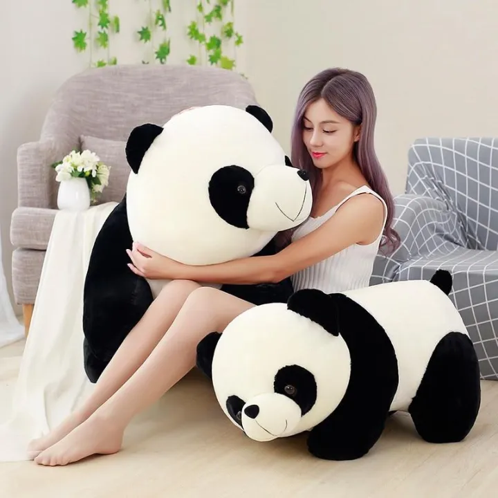 Cute Baby Big Giant Panda Bear Plush Stuffed Animal Doll Animals Toy Pillow  Cartoon Kawaii Dolls Girls Birthday Gifts | Lazada PH